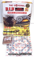 KIT ΓΡΑΝΑΖΟΑΛΛΥΣΙΔΑ ΓΙΑ HONDA CBF 600  -ΓΡΑΝΑΖΙΑ JT 43/15 - ΑΛΛΥΣΙΔΑ DID (525 VXGB  118L) ΧΡΥΣΗ X-RING