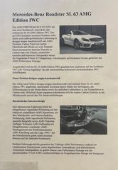 Mercedes-Benz SL 63 AMG 2009 IWC  EDITION 1/200-thumb-30