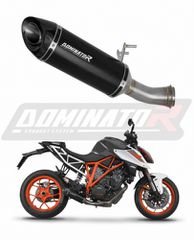 Dominator Εξάτμιση Τελικό HP8 Black S.Steel/Carbon End KTM 1290  Super Duke  2017 - 2019 Με Σιγαστήρα  Χαμηλή Τοποθέτηση