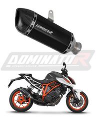 Dominator Εξάτμιση Τελικό HP1 Black S.Steel/Carbon End KTM 1290  Super Duke  2017 - 2019 Με Σιγαστήρα