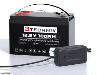 Προσφορά Μπαταρία LifePo4 100aH ,12V + Φορτιστής-thumb-2