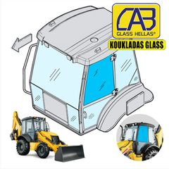 NEW HOLLAND LB110 ΚΡΥΣΤΑΛΛΟ ΠΟΡΤΑΣ ΑΡΙΣΤΕΡΟ