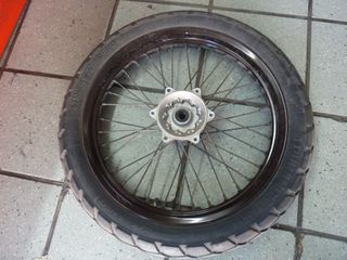 XF 650 FREEWIND ΖΑΝΤΑ ΤΡΟΧΟΣ ΕΜΠΡΟΣ ΑΡΙΣΤΗ ΚΑΤΑΣΤΑΣΗ, MAZI ΜΕ ΛΑΣΤΙΧΟ