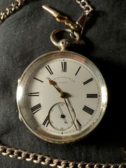 Silver pocket watch Thos Russell and sons