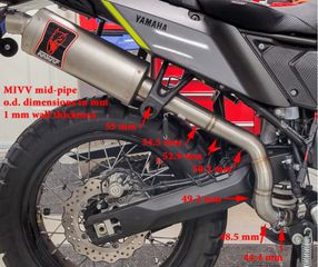 (ΑΜΕΣΑ ΔΙΑΘΕΣΙΜΗ) Για (TENERE 700 2019-2025) (MIVV DARK) (ΤΙΜΗ 435€)Το έργο εξάτμισης Dakar είναι το αποτέλεσμα της εμπειρίας της Ε&Α μας στον τομέα των αγώνων ράλι-thumb-5