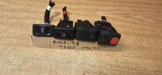 VW POLO 6N 94-99  ΔΙΑΚΟΠΤΗΣ  ΑΛΑΡΜ , ΗΛΕΚΤΡΙΚΩΝ ΠΑΡΑΘΥΡΩΝ , ΘΕΡΜΑΙΝΟΜΕΝΟΥ ΠΑΡΜΠΡΙΖ