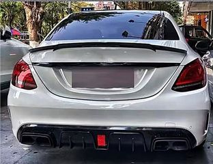 Πίσω Σποιλερ Diffuser  Mercedes C-Class W205 S205 (2014-2020) only for Sport Line-thumb-1