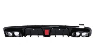 Πίσω Σποιλερ Diffuser  Mercedes C-Class W205 S205 (2014-2020) only for Sport Line-thumb-17