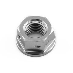 Pro-Bolt Παξιμάδι Διάτρητο Για Γρανάζια M10x(1.25mm) ΑσημίLSPN10DS