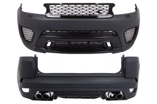 Body Kit κατάλληλο για Range Rover Sport L494 (13-17) με απολήξεις χρωμίου look SVR