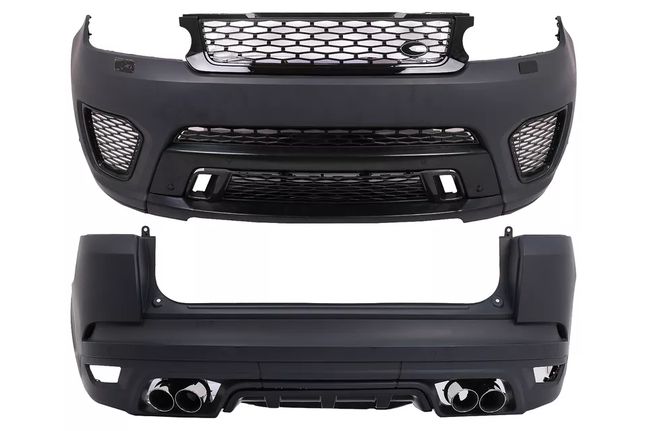 Body Kit κατάλληλο για Range Rover Sport L494 (13-17) με απολήξεις χρωμίου look SVR