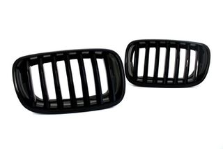 Μπροστινά Grilles Kidney για BMW X5/X6 E70/E71 07-14 Shiny Glossy Black