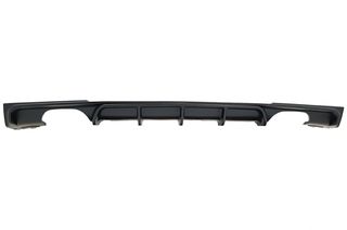 Πίσω Προφυλακτήρας Spoiler Διαχύτης Diffuser Double Outlet για BMW 3 Series F30 F31 (2011-2019) Limo Touring M Design