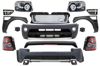 Κομπλε Μετατροπή Retrofit Autobiography Design Body Kit για Range ROVER Sport (2005-2013) L320 Black Silver Edition