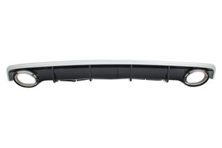 Πίσω Προφυλακτήρας Διαχύτης Diffuser με Exhaust Tips για Audi A7 4G Facelift (2015-up) RS7 Design μόνο για S7 S-Line