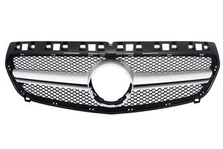 Κεντρική Μάσκα για MERCEDES Benz A-Class W176 (2012-2015) A45 A-Design Silver
