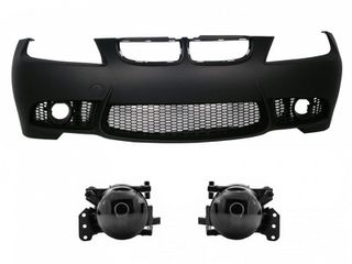 Μπροστινός Προφυλακτήρας για BMW 3 Series E90 Sedan E91 Touring (04-08) (Non LCI) M3 Design με φώτα ομίχλης Smoke