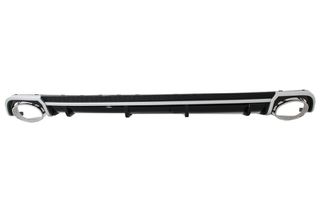 Πίσω Προφυλακτήρας Διαχύτης Diffuser Exhaust Tips για Audi A4 B9 8W (2016-2018) Sedan Avant RS4 Design