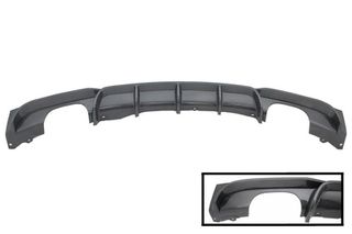 Πίσω Προφυλακτήρας Spoiler Διαχύτης Diffuser Double Outlet Carbon για BMW 3 Series F30 F31 (2011-2019) Limo Touring M Design
