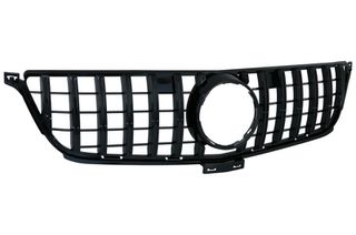 Μπροστινή Μάσκα για Mercedes ML-Class W166 (2012-2014) GT-R Panamericana Design Black-thumb-1