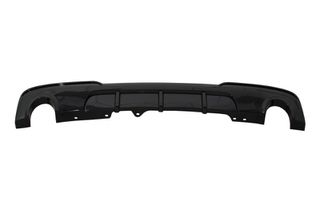 Double Outlet Single Exhaust Diffuser για BMW 5 Series F10/F11 Non-LCI (2011-2017) M-Technik Design Piano Black