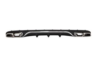 Πίσω Diffuser με Exhaust Muffler Tips για Mercedes E-Class W213 S213 Standard (2016-2019) E63 Design Chrome Edition