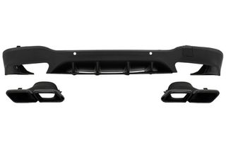 Πίσω Diffuser για Mercedes GLC X253 SUV (2015-07.2019) GLC63 Black Night Package Design