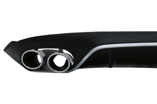 Πίσω Diffuser & Exhaust Tips για Mercedes E-Class C238 A238 AMG Sport Line Coupe Cabrio (2016+) E53 Design Silver Edition-thumb-2
