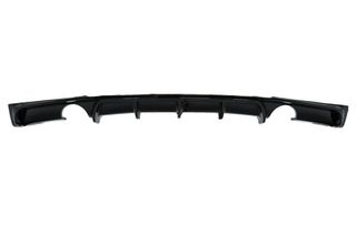 Πίσω Προφυλακτήρας Spoiler Διαχύτης Diffuser Double Outlet για Single Exhaust για BMW 3 Series F30 F31 (2011-2019) M Design Piano Black
