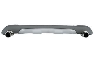 Πίσω Diffuser & Exhaust Muffler Tips Tailpipe Package για BMW X1 SUV F48 (06.2015-up) M Sport Design