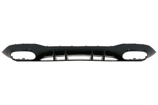 Πίσω Προφυλακτήρας Διαχύτης Diffuser για Mercedes A-Class W177 Hatchback (2018-Up) Black Exhaust-thumb-1