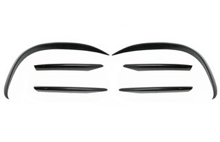 Μπροστινός Προφυλακτήρας Splitters Fins Flaps Aero για Mercedes C-Class W205 S205 C205 A205 Facelift (2019-up) C43 Design