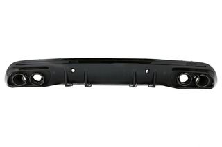 Πίσω Προφυλακτήρας Diffuser με Exhaust Muffler Tips για Mercedes C-Class W205 S205 Sport Line (2014-2020) C43 Design Night Package