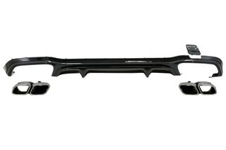 Πίσω Diffuser και Exhaust Tips για Mercedes E-Class W213 Facelift Sedan (2020-Up) E63 Design