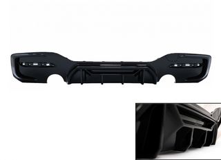 Πίσω Προφυλακτήρας Spoiler Διαχύτης Diffuser Twin Outlet Single για BMW 1 Series F20 F21 LCI (2015-2019) Piano Black Competition Design