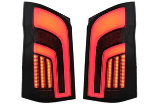 Full LED Φανάρια Πίσω Smoke για Mercedes V-Class W447 (2014-2019) με Dynamic Φλας