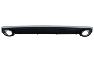 Πίσω Διαχύτης Diffuser Double Outlet για Audi Q7 SUV 4M (2015-2019) Standard Προφυλακτήρας