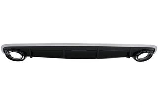 Πίσω Διαχύτης Diffuser Double Outlet για Audi Q7 SUV 4M (2015-2019) S-Line Προφυλακτήρας