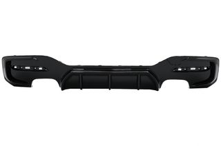 Πίσω Διαχύτης Diffuser Διπλές Double Outlet για BMW 1 Series F20 F21 LCI (2015-2019) Piano Black