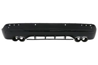 Πίσω Διαχύτης Diffuser and Piano Black Μπούκες για Mercedes GLA SUV H247 (2020-) AMG-Line Sport Package