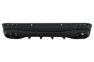 Πίσω Διαχύτης Diffuser με Black Μπούκες για Mercedes GLB X247 SUV (2020-up) GLB 35 Design Night Package