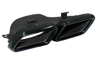 Απολήξεις Εξάτμισης Μπούκες για Mercedes C-Class W205 S205 C205 A205 E-Class W213 S-Class W222 GLE C292 GLE W166 GLC W253 X253 C253 C217 (2014-up) Black Emerald-thumb-1