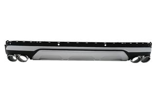 Πίσω Διαχύτης Diffuser Double Outlet με απολήξεις για Audi Q7 SUV 4M Facelift (2020-up) SQ7 Design