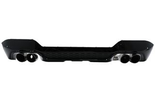 Πίσω Διαχύτης Diffuser Double Outlet με απολήξεις για BMW X3 G01 LCI M-Sport (2021-up) Piano Black