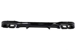 Πίσω Διαχύτης Diffuser για Mercedes E-Class W213 Facelift Sedan (2020-Up) E63 Design Piano Black