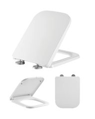 Καπάκι λεκάνης Hydra Soft Close Duroplast BORMANN BTW1000 2590gr διαστάσεις 450x355 mm ( 025740 )