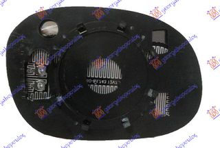 ΚΡΥΣΤΑΛΛΟ ΚΑΘΡΕΦΤΗ ΘΕΡΜΑΙΝΟΜΕΝΟ (ASPHERICAL GLASS) για CITROEN C2 08-10
