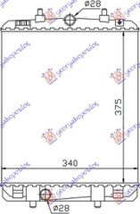 ΨΥΓΕΙΟ 1,4 HDi (37,4x32,6x16) για TOYOTA AYGO 12-14