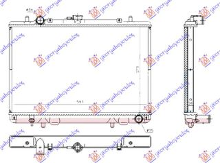 ΨΥΓΕΙΟ ΝΕΡΟΥ 2.0-2.4 ΒΕΝΖΙΝΗ ΜΗΧΑΝΙΚΟ (373x593) (VALEO CLASSIC) για MITSUBISHI P/U L200 02-06