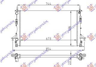 ΨΥΓΕΙΟ ΓΙΑ ΟΛΑ BZ/DS +/-AC -07 (69x42) για RENAULT ESPACE 03-12